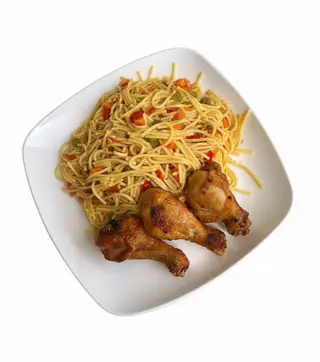 Spaghetti Ou Petit Pois AU Poulet