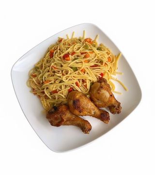 Spaghetti Ou Petit Pois AU Poulet