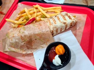 Malfouf Kabeb + coca cola