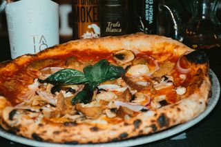 Pizza Vegana Seitan (33 Cm.)