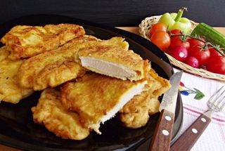 Snitel de pui in stil parizian