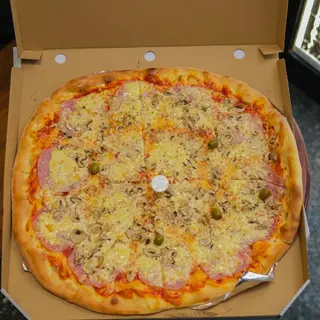 Ham-ham pizza