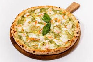 Пицца с креветками