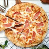 Pizza queso y Jamón cocido