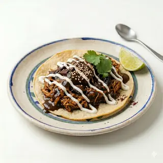 Tacos Mole De Pollo