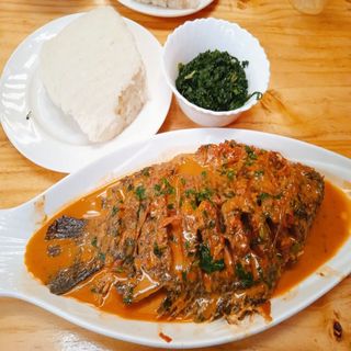 Ugali with  Fish (Tilapia)