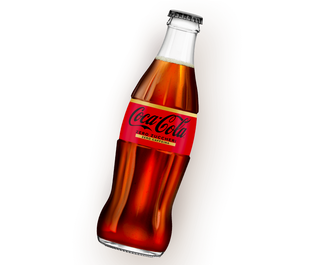 Coca Cola Zero Zero in bottiglia di vetro