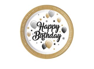 Балони - картонени чинии (23см)