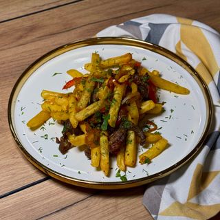 Фри с мясом