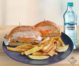 Maxi Meniu + Apă Plată/Minerală 500ml