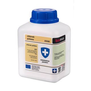 Chlorek potasu KCl sól potasowa kwasu solnego potassium chloride 500g BIOMUS