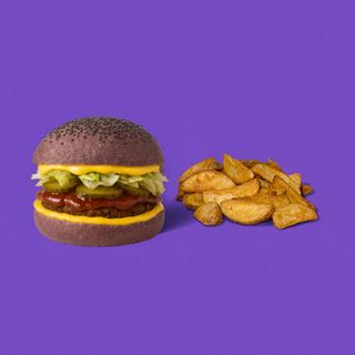 Cheeze Burger + contorno