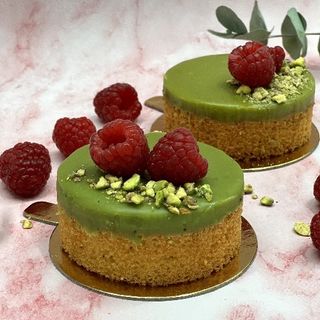 Tarta de pistacho y cardamomo 99% sin gluten 