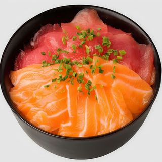 127. Chirashi Salmón Y Atún (10 Pzs.)