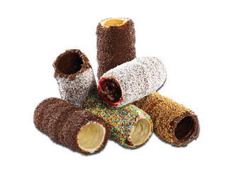 Kurtos premium - ciocolata alba cu crunchy