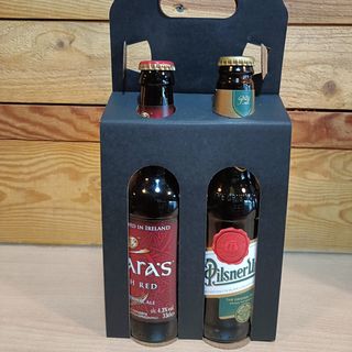 Pack internacional 4 botellas de cervezas de 33cl.