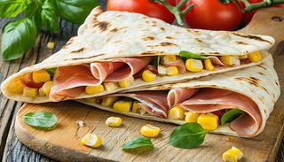Piadina Prosciutto cu porumb