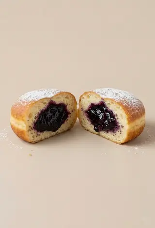 Пончик з чорницею (80г)