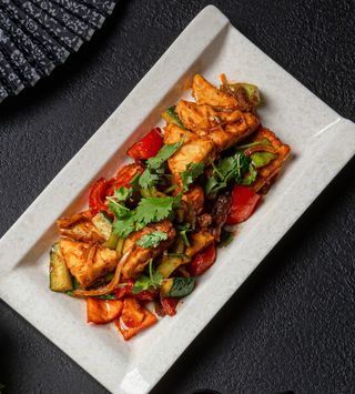 Тыби жареный с овощами (350 г)