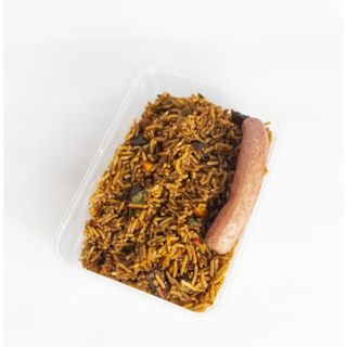 Suya rice + sausage only