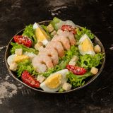 Великий салат "Цезар" з креветками (310г)