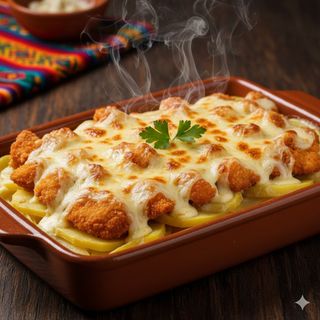 Pasticcio De Pollo Empanado