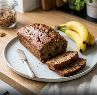 Chlebek bananowy - wegański