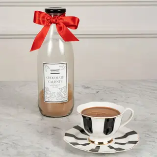 Botella Preparado De Chocolate Caliente