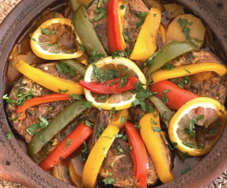 Tajín De Pescado Con Verdura