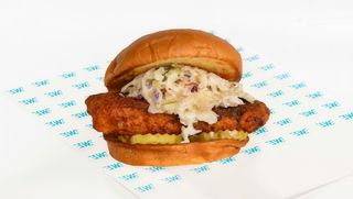 Burger de pollo picante