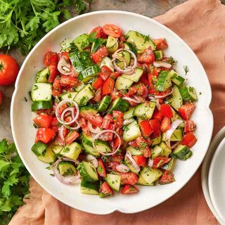 Розов домат и краставица (200 г)