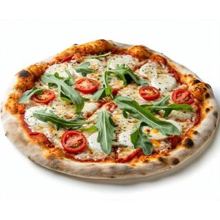 Pizza De Búfala Zucchine E Salsiccia