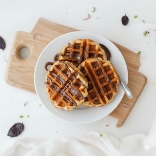 Gofres Con Nutella O Dulce De Leche