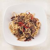 Spaghetti Al Funghi Pimiento