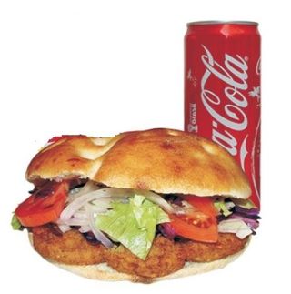 Menù panino falafel