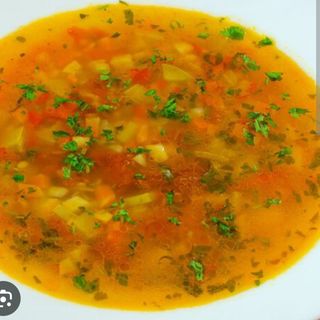 CIORBA DE LEGUME SI PAINE