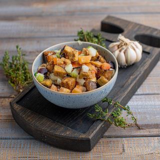 жареные баклажаны с мясом