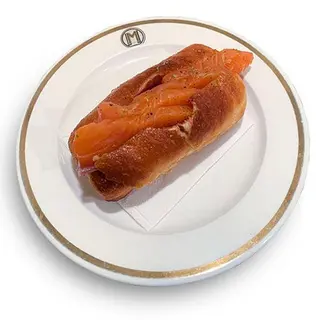 Brioche de salmón ahumado
