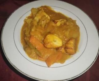 Chicken/lamb dhansak