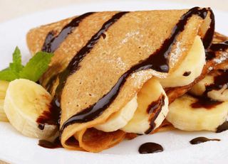 Clatite cu nutella si banane 300g