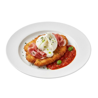 Шницел от хрупкаво пилешко филе с бурата