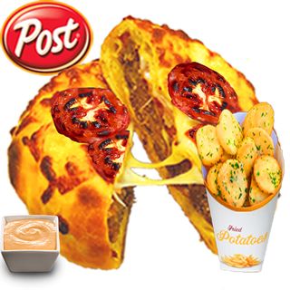 Calzone Post-Vegan Burger Meniu 500g