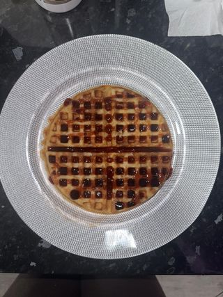 Gofre De Mermelada De Fresa