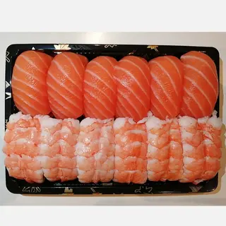 A04 Nigiri Salmão mais Gambas
