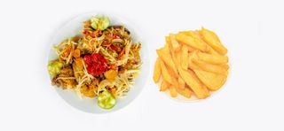 1/4 de Poulet Frit + Frites