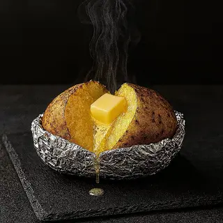 Patata Natural Asada Al Carbón 