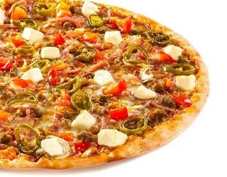 Большая Бонанза на тонком тесте 40 см 