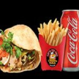 Menu 1 Doner Kebab , Only Meet. 