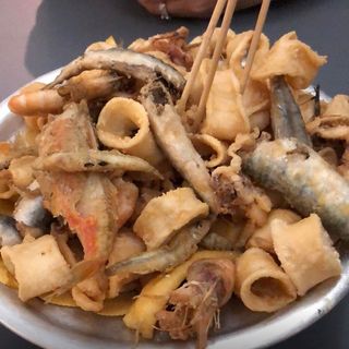 Fritto misto di pesce grande