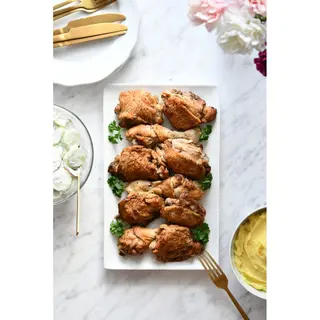Grandma Style Chicken served with chapatis